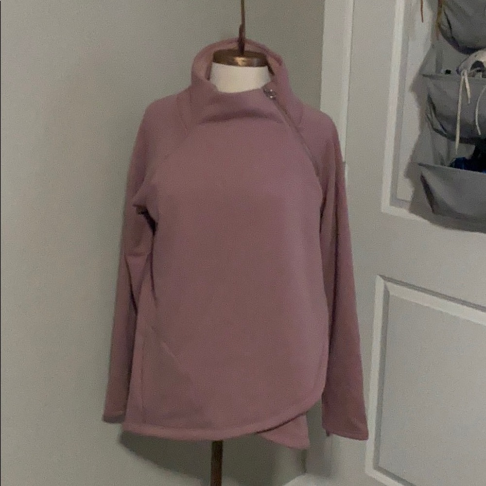 Athleta pink warm sweatshirt size L in EUC